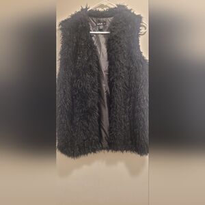 Black Faux Fur Jacket
